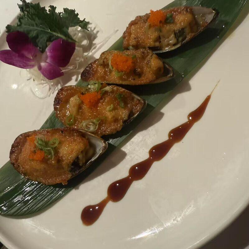 Spicy Baked New Zeland Mussels